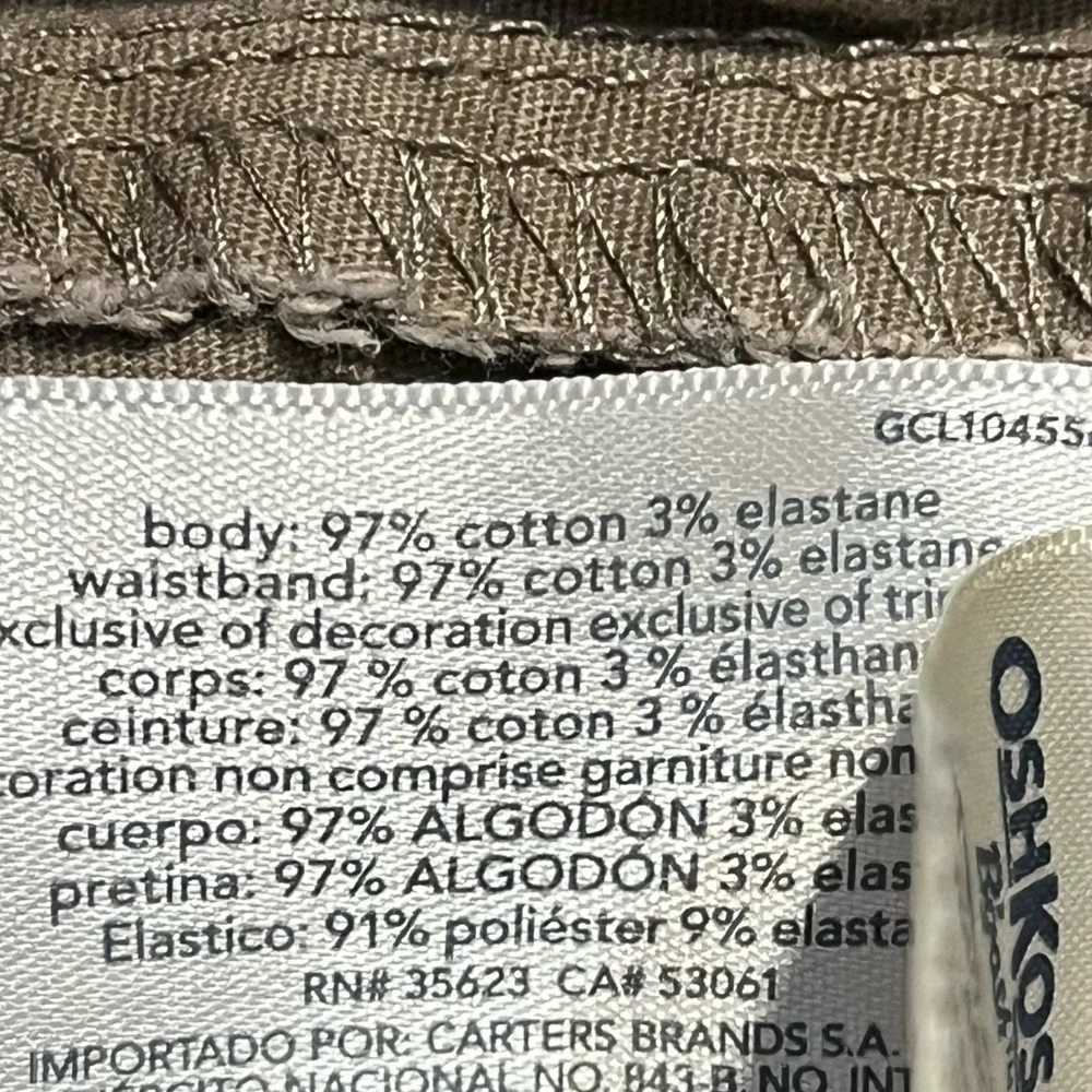 OshKosh B'gosh Khaki Joggers size 4T